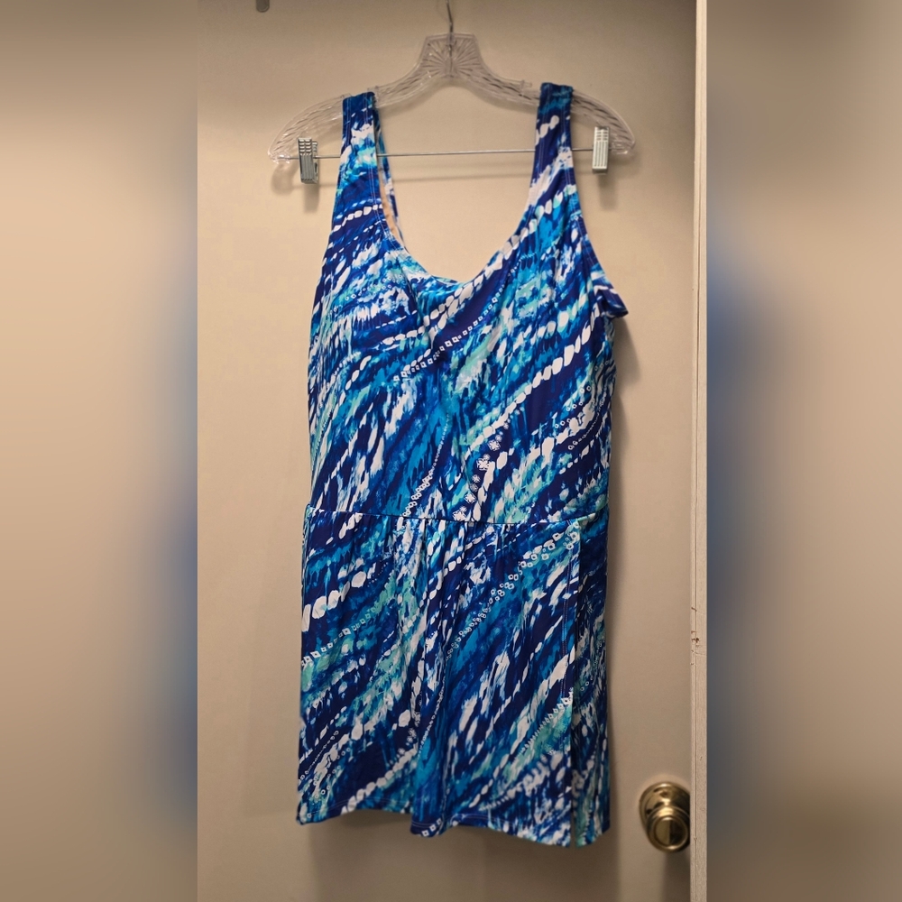 Swimsuits For All Swimsuit, Blue Size 24 and 26 NWT